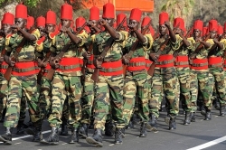 Сенегальская армия на параде