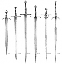 Характерные формы мечей XIV-XV веков. Типология Окшотта