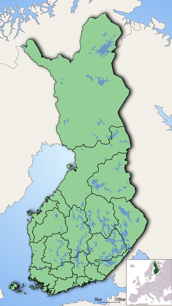 Административно-территориальное деление Финляндии.